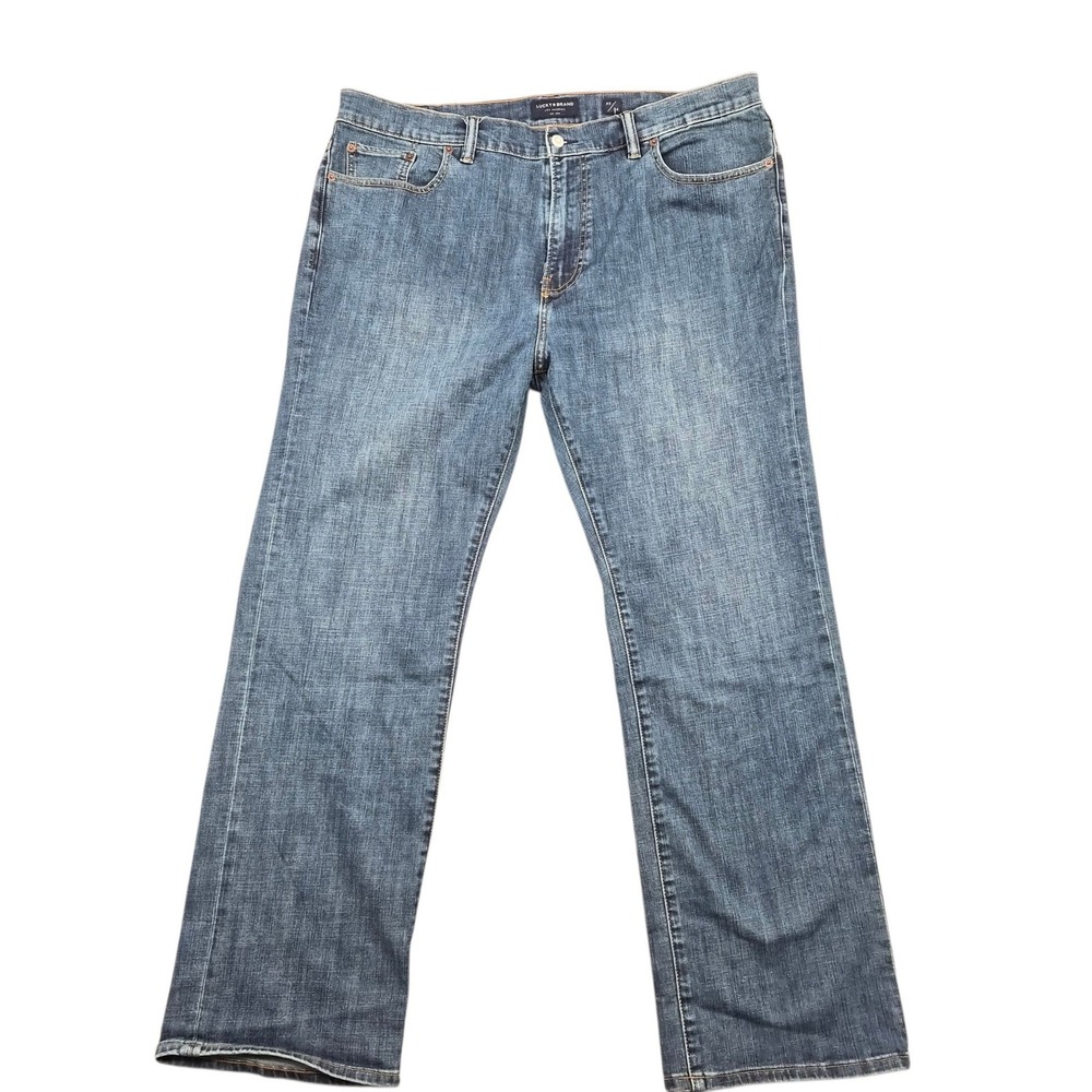 Lucky Brand 181 Relaxed Straight Leg Jeans Mens 40x34 Medium Wash Blue Denim